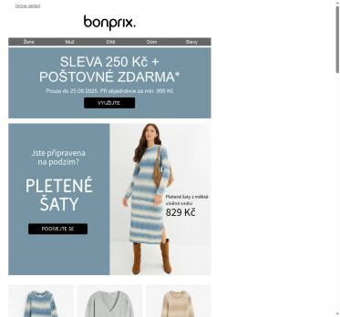 Pouze dnes: dárek 250 Kč a poštovné!
