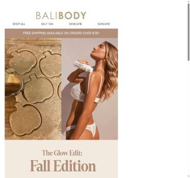 Your Fall Glow Starts Here 🍂