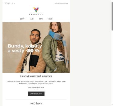 Podzimní must-have: kabáty, bundy a vesty -50 %