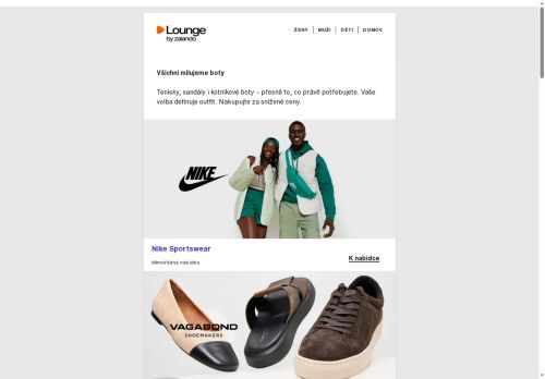 Obuv značky Nike Sportswear i mnoha dalších je tu