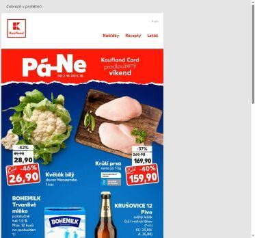 Trvanlivé mléko 1 l za 11,90 Kč s Kaufland Card - nabídka na víkend je tu!