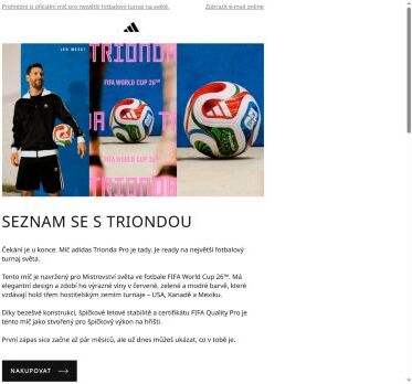 OFICIÁLNÍ ZÁPASOVÝ MÍČ PRO FIFA WORLD CUP 26™