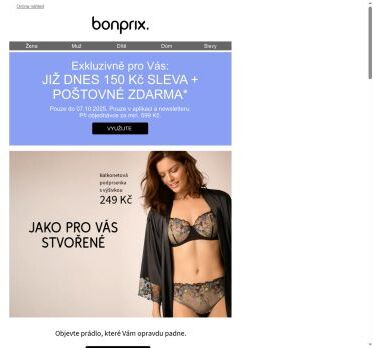 Dnes pro Vás: 150 Kč + poštovné zdarma!