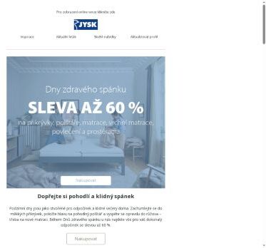 Dny zdravého spánku jsou tady – sleva až 60 %
