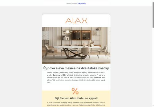 Jen pro členy ALAX Klubu: 10% sleva na značky Bontempi a MIDJ
