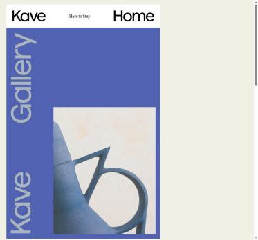 Kave Gallery | Manifesto