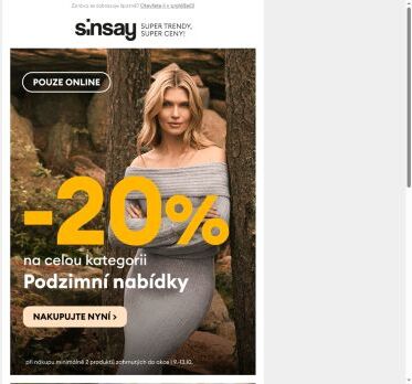 Podzimní nabídky 🍂 Podívejte se na akci ⭐