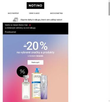 Až 20% slevy