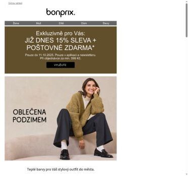 Exkluzivně: -15 % & poštovné ZDARMA