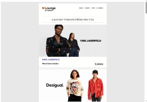 KARL LAGERFELD, Desigual & Emporio Armani ⎪ Jen po dobu určitou