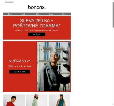 Pouze dnes: 250 Kč a poštovné ZDARMA