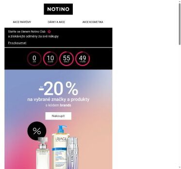 Stihli jste až 20% slevu na populární značky a produkty?