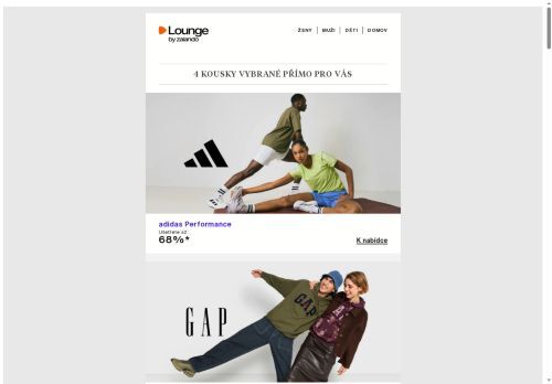 adidas Performance, GAP a Diesel ⎪ Nové zboží právě v nabídce