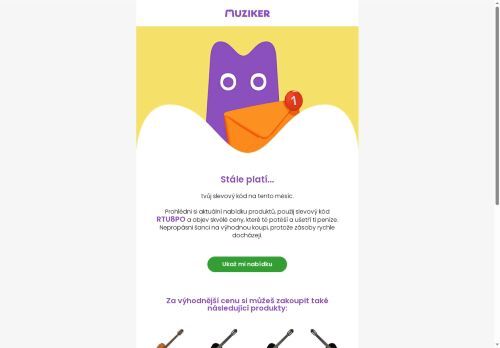 Nabídka měsíce se krátí - stihneš nakoupit se slevou?