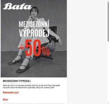 -50 % SLEVA⏳POSLEDNÍ DNY