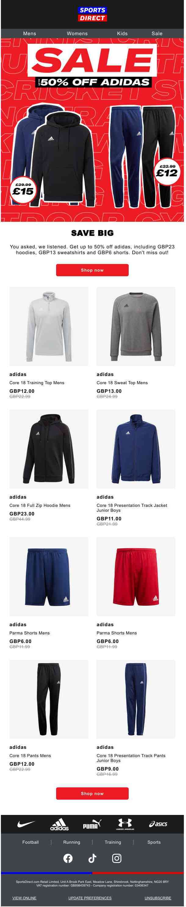 adidas Sale 👏 Up to 50% off 👏