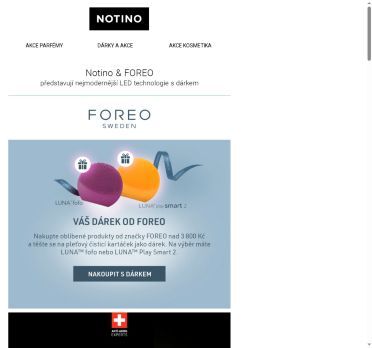 FOREO čisticí kartáček zdarma už čeká