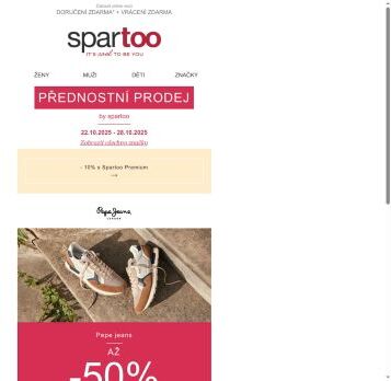 ⏰ Toto nesmíte propásnout! Až -50% sleva na Pepe jeans s doručením zdarma
