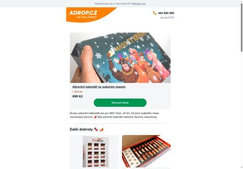 Masový adventní kalendář pro chlapy