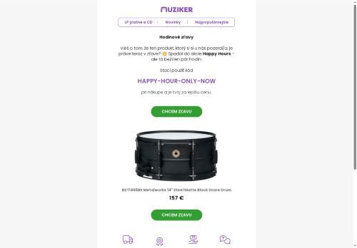 Happy Hours bežia – a tvoj vyhliadnutý kúsok je v zľave! ⏰