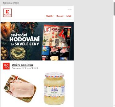 Husa a zelí v akci - již od středy!