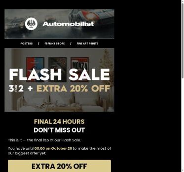 FINAL CHANCE: 3-for-2 + Extra 20% Ends TONIGHT