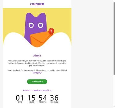 ⏳ Tvoj zľavový kód platí už len 42 hodín.