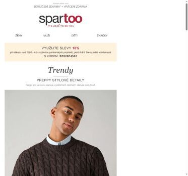 👔 Znovuobjevte preppy styl. Doprava zdarma.