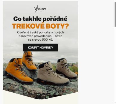 Potřebujete nové pohorky?