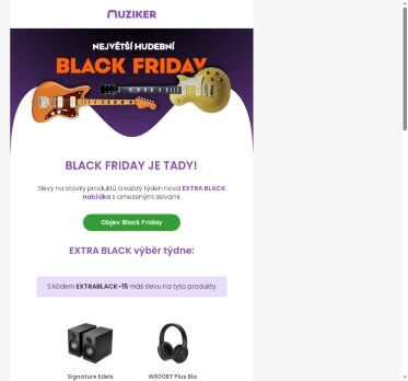Black Friday je tady – a hraje naplno!