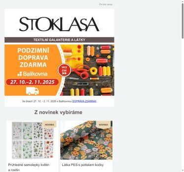 DOPRAVA ZDARMA v neděli končí! 🚚