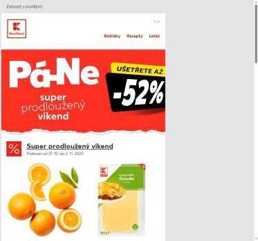 Pomeranče a Coca-Cola v akci - nabídka na víkend je tu!