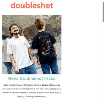 Nový Doubleshot merch je tady! 👕