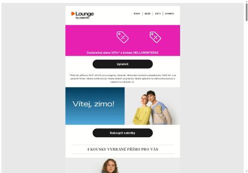 Vítej, zimo! právě začíná s 10% slevou navíc ❄️