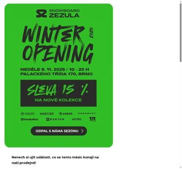 Listopadový akce na prodejně 🏬