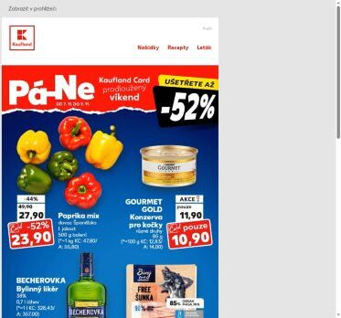 Paprika mix 500 g balení za 23,90 Kč s Kaufland Card - nabídka na víkend je tu!