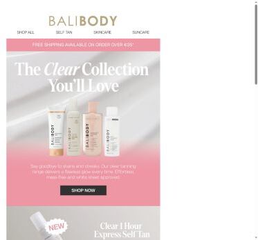 Our must have clear tans ☁️