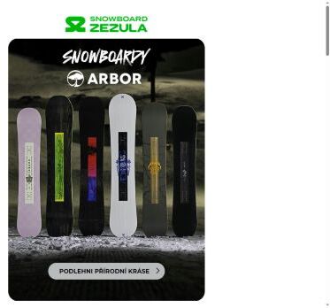 Arbor 2026 – Snowboardová lahůdka
