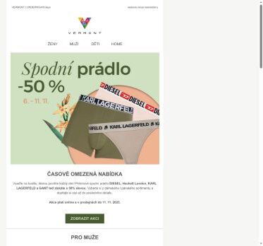 UNDERWEAR Days pokračují!