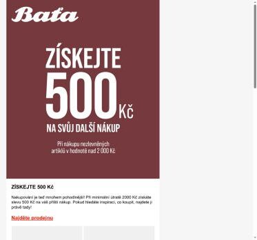 Získejte slevu 500 Kč na váš příští nákup!💥