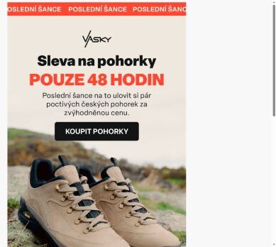 Potřebujete pohorky? 🏔️