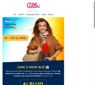 Předvánoční sleva? 🙏 Máte ji mít! 😉 15 % dolů