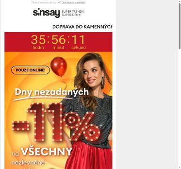 -11% 🎀  DNY NEZADANÝCH 🎀