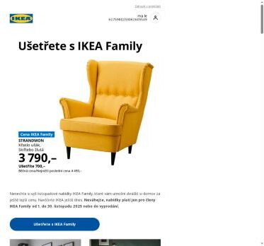 Mo‌, ušetřete s IKEA Family v listopadu až 35 %!
