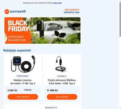 Black Friday: Nabíjení pro elektromobily, endoskopy a elektronika