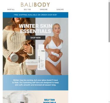 Keep your glow going this winter ❄️