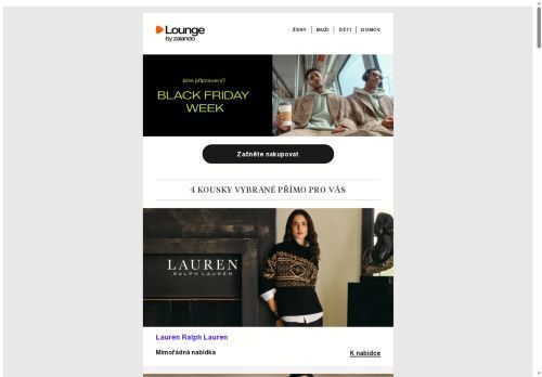 Black Friday Week je ONLINE: až 75%* slevy🖤