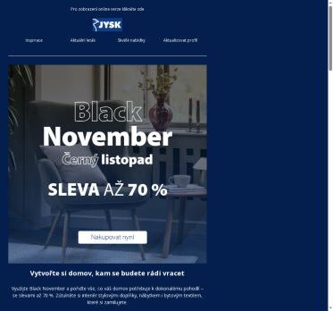Až 70 % sleva vše pro útulnou domácnost 🖤