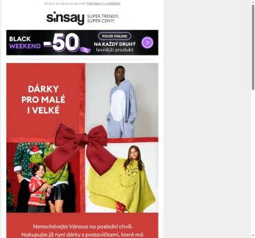 🎅 Vánoční dárky pro celou rodinu 🎅