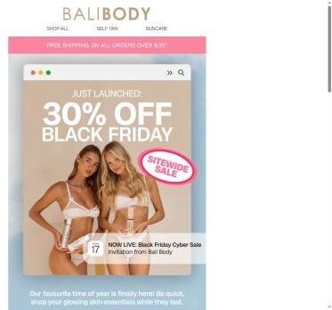 30% OFF BLACK FRIDAY SALE 💸 Now Live